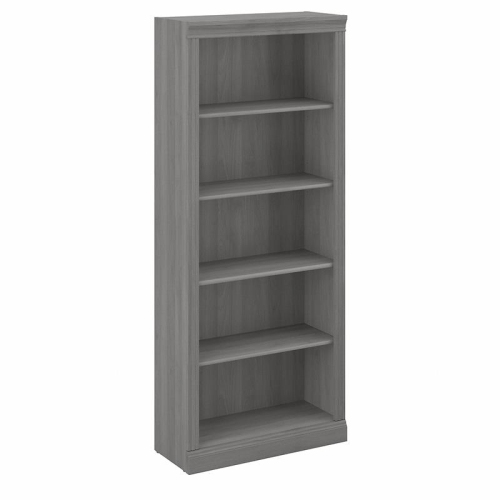 PEMBERLY ROW  Tall 5 Shelf Bookcase In Modern - Engineered Wood In Gray