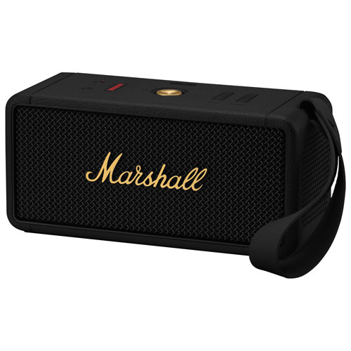 Marshall Middleton Waterproof Bluetooth Wireless Speaker - Black/Brass