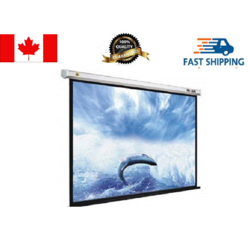 eGalaxy Motorized Projector Screen 165 Inch Matte White,PSE165A