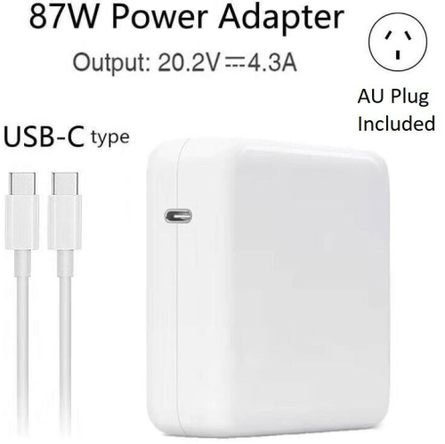BATTERYMATE  30W 61W 87W USB-C Power Adapter Charger Type-C Macbook Pro Air Laptop