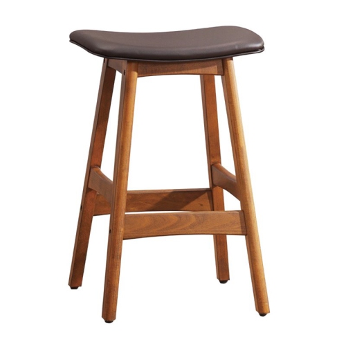 LEXICON  Ride Faux Leather Counter Stool In (Set Of 2) In Brown