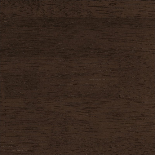 Causeuse recouverte de velours Carlson de LexIcon - Gris bleu et noyer foncé