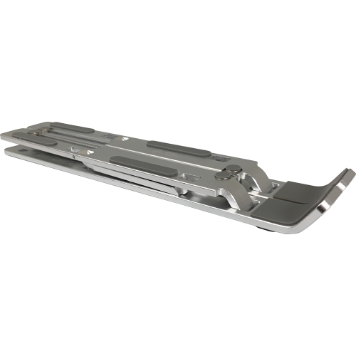 Amer Mounts Laptop Stand for Desk, Aluminum 6-Levels Adjustable Portable Computer Stand Laptop Cooling Pad, Ventilated Laptop Riser Supports 10-15.6"