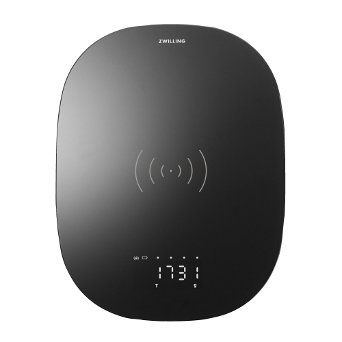ZWILLING Enfinigy Wireless Charging Kitchen Scale - Black