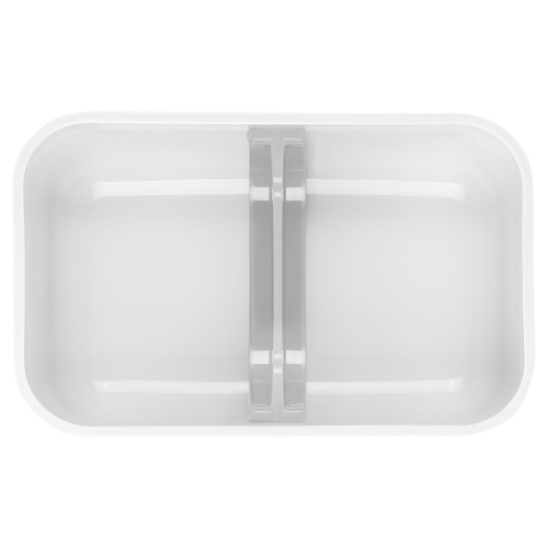 ZWILLING Dinos M Dinos Vacuum Lunch Box With Divider, Plastic, White-Grey