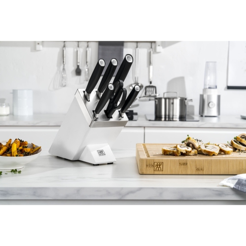 ZWILLING All * – Ensemble de couteaux avec porte-couteaux Star, 7 pièces, argenté