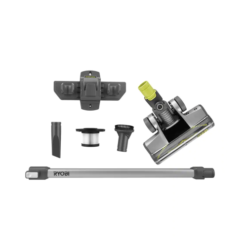 RYOBI 18V One+ EverCharge Stick Vacuum Kit with 4.0 Ah Lithium-Ion High Capacity Battery and Charger