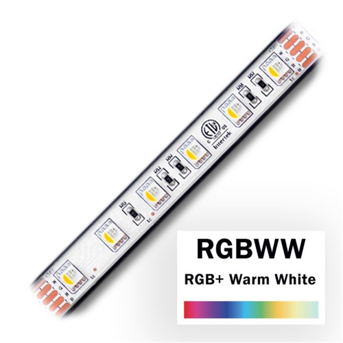 GlobalTone - RGBW LED Strip Kit, Control Box with IR and Bluetooth Function, 60 LEDs per Meter, Length of 6 meters