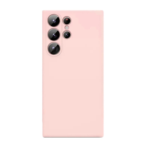 PANDACO Soft Shell Matte Pink Case for Samsung Galaxy S23 Ultra