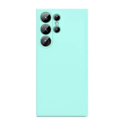 PANDACO Soft Shell Matte Mint Blue Case for Samsung Galaxy S23 Ultra