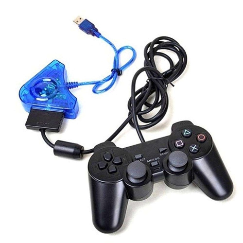 Super Controller USB Joypad Dual PS1 PS2 PlayStation To PC Game Controller Converter Conector Adapter