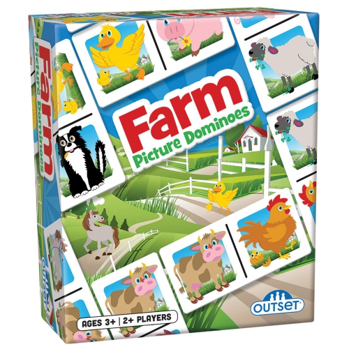 Outset Media - Picture Dominoes - Farm