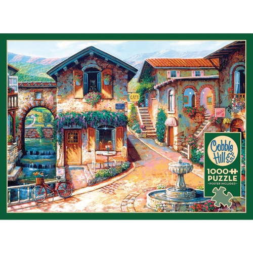 COBBLE HILL  - Fountain On The Square (1000-Piece Puzzle)