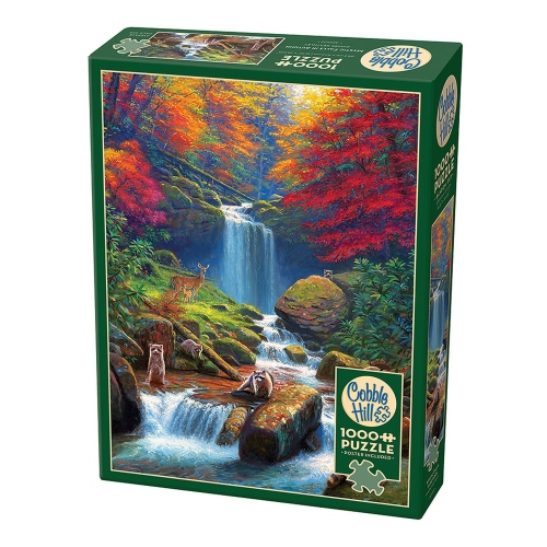 COBBLE HILL  - Mystic Falls In Autumn (1000-Piece Puzzle)