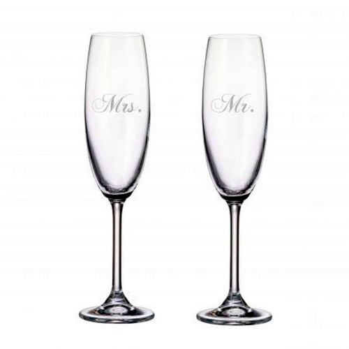 CUISIVIN  - Mr. & Mrs. Flute Set In Champagne