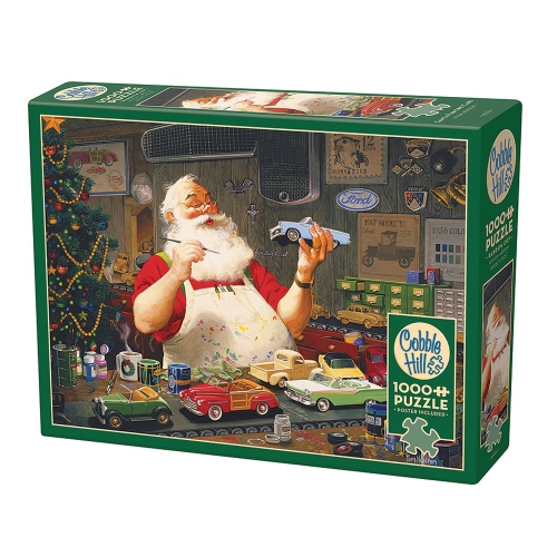 Cobble Hill - Santa Painting Cars