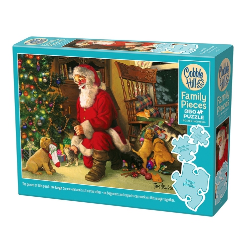 Image 1 of 1.. Cobble Hill - Santa's Lucky Stocking (NEW Version)