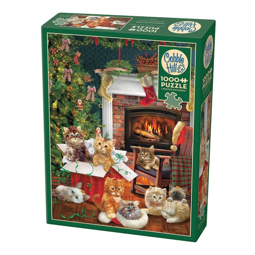 Image 1 de 1.. Cobble Hill - Christmas Kittens