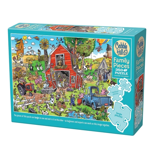 COBBLE HILL  - Farmyard Folly (350-Piece Puzzle)