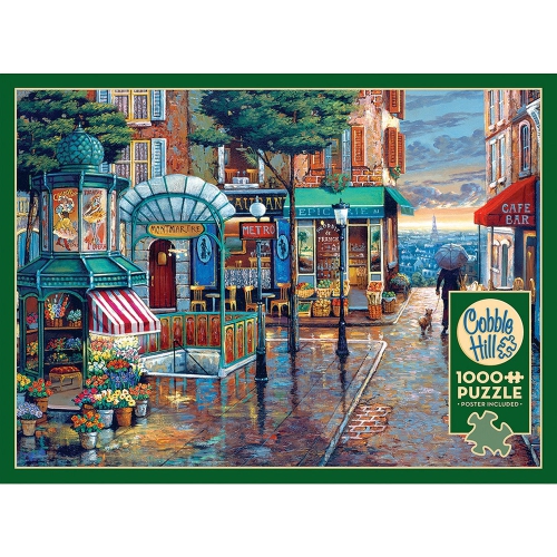 COBBLE HILL  - Rainy Day Stroll (1000-Piece Puzzle)
