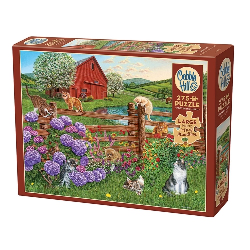 COBBLE HILL  - Farm Cats (1000-Piece Puzzle)