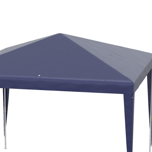 Outsunny 10x10ft Party Tent Portable Gazebo, Folding Garden Canopy Event Shelter Outdoor Sunshade Dark Blue