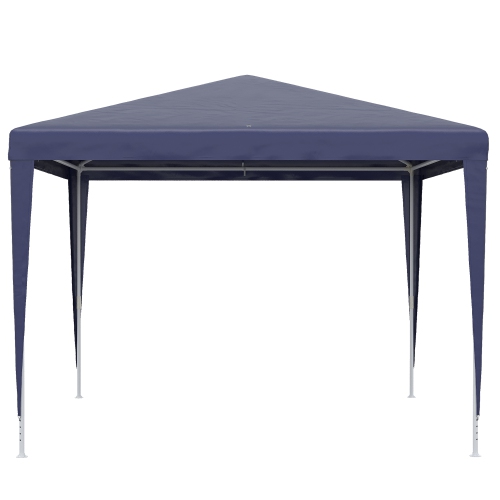 Outsunny 10x10ft Party Tent Portable Gazebo, Folding Garden Canopy Event Shelter Outdoor Sunshade Dark Blue