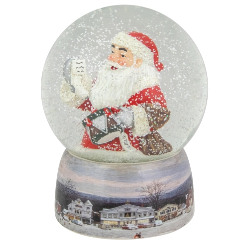 6.5" Norman Rockwell 'A Drum For Tommy' Christmas Snow Globe