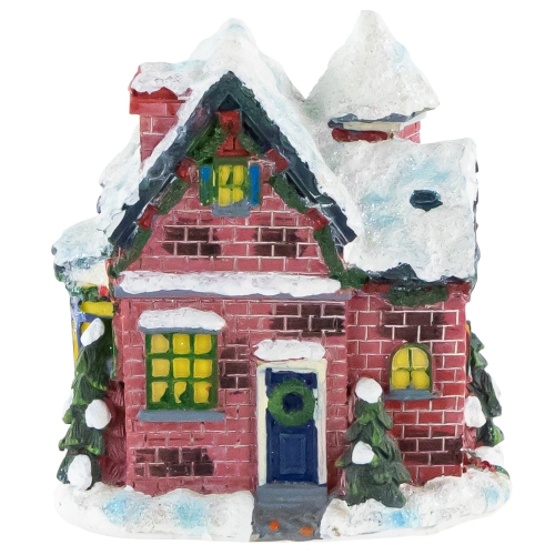 Snowy Diner Christmas Village Building Decoration - 4"