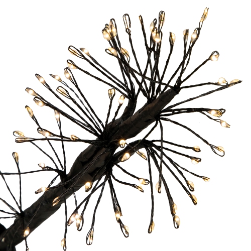 24" LED Lighted Snowflake Christmas Decoration, Warm White Lights