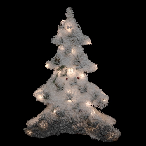 Décoration de sapin de Noël illuminée à DEL, 2D lumières, 27,5 po