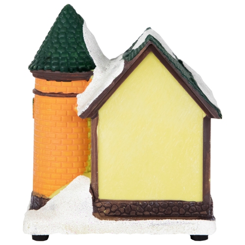 LED Lighted Snowy Toy Shop Christmas Village Display Piece - 5"