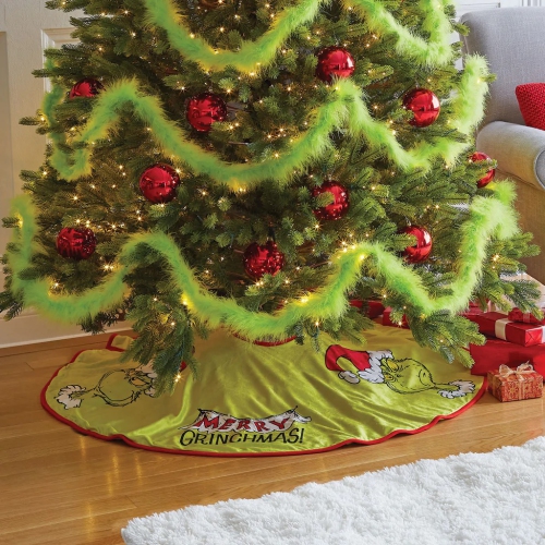 Enesco The Grinch Hooded Christmas Tree Skirt