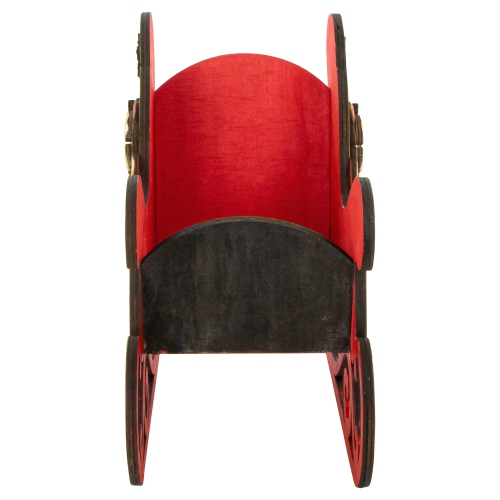 Santa Claus "Merry Christmas" Sleigh Decoration - 11.5"