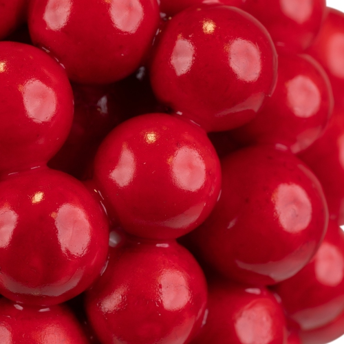 Boule de Noël Baies - 3,25&nbsp;po - Rouge