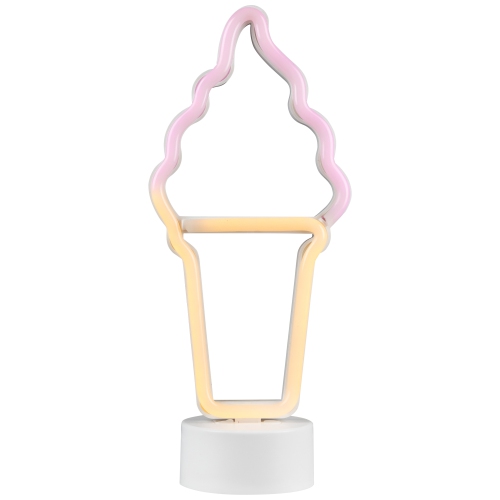 LED Ice Cream Cone NEON Table Light - 12"
