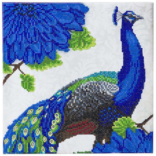 Crystal Art - CA Kit - Flowering Peacock