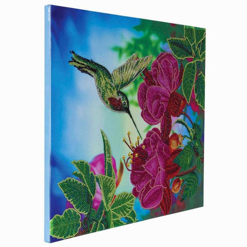 Crystal Art - CA Kit - Hummingbird