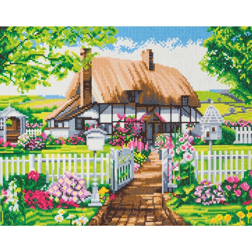 CRYSTAL ART  - Ca Kit (Large) - Rose Cottage