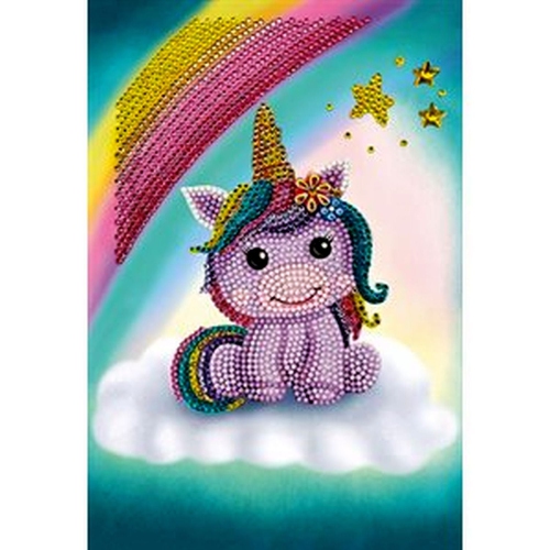 CRYSTAL ART  - Ca Notebook - Unicorn Smile