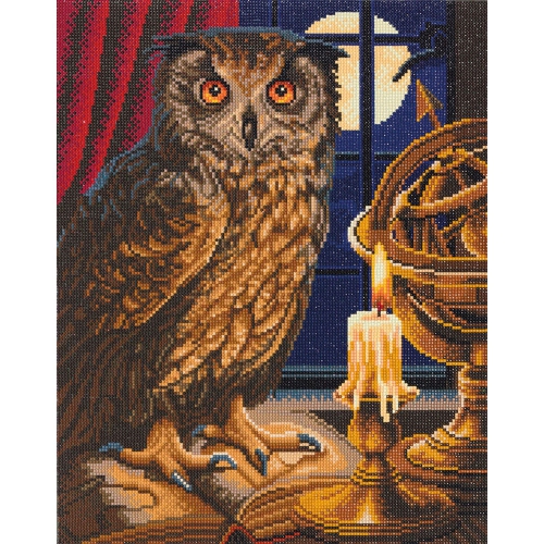 CRYSTAL ART  - Ca Kit (Large) - The Astrologer Owl