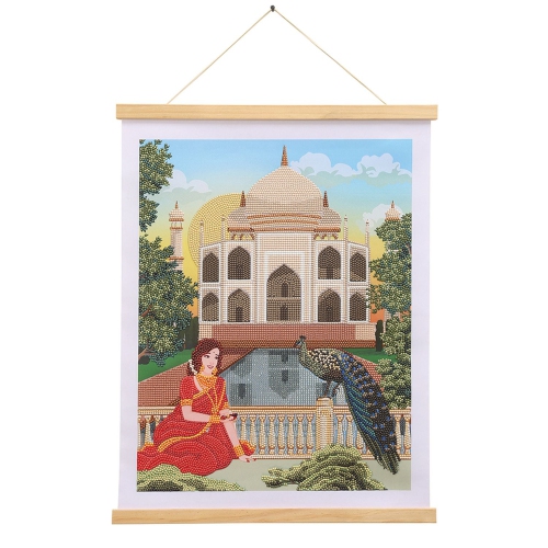 CRYSTAL ART  - Ca Scroll - Taj Mahal
