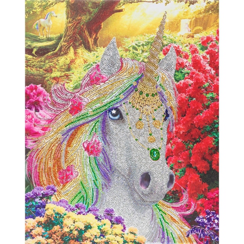 CRYSTAL ART  - Ca Kit (Large) - Unicorn Forest