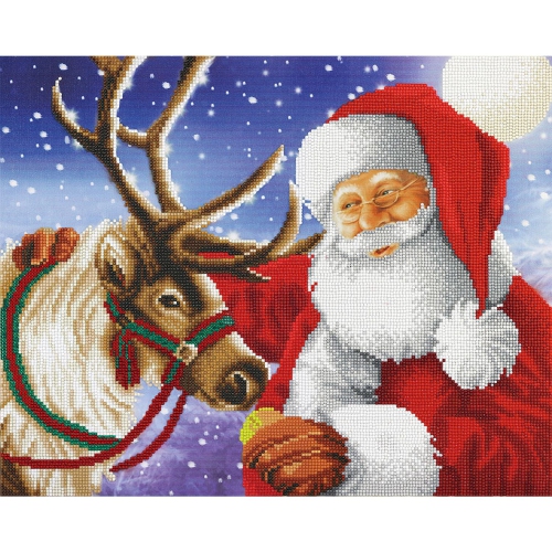 CRYSTAL ART  - Ca Kit (Large) - Santa's Best Friend