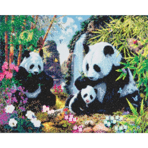 CRYSTAL ART  - Ca Kit (Large) - Panda Valley