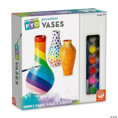 Mindware - Paint-Your-Own Porcelain Vases