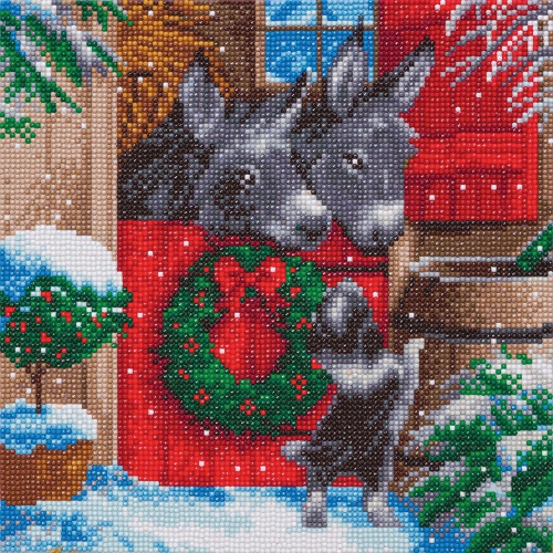 CRYSTAL ART  - Ca Kit (Medium) - Yuletide Stable