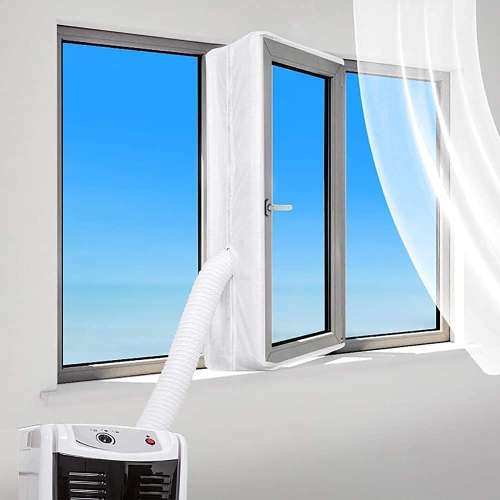 Gulrear Portable AC Window Seal, Window Seal For AC Unit, Air Conditioner Window Kit White 400CM/158Inch