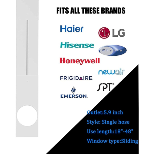 TBESME Portable Air Conditioner Window Vent kit