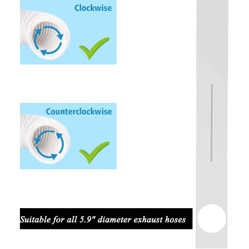 TBESME Portable Air Conditioner Window Vent kit